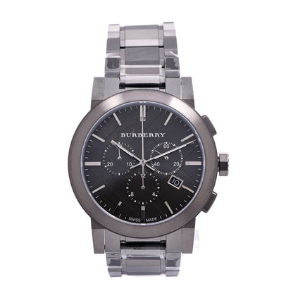 Burberry PVD Stainless Steel 42mm Chronograph Quartz Watch Black BU9354 1 of 7