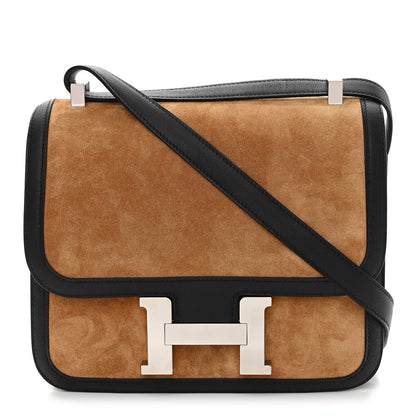 Hermes Veau Doblis Swift Constance 24 Alezan Black 1 of 10
