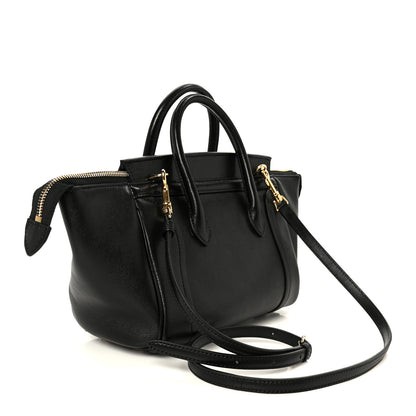Celine Supple Shiny Lambskin Little New Luggage Black 3 of 10