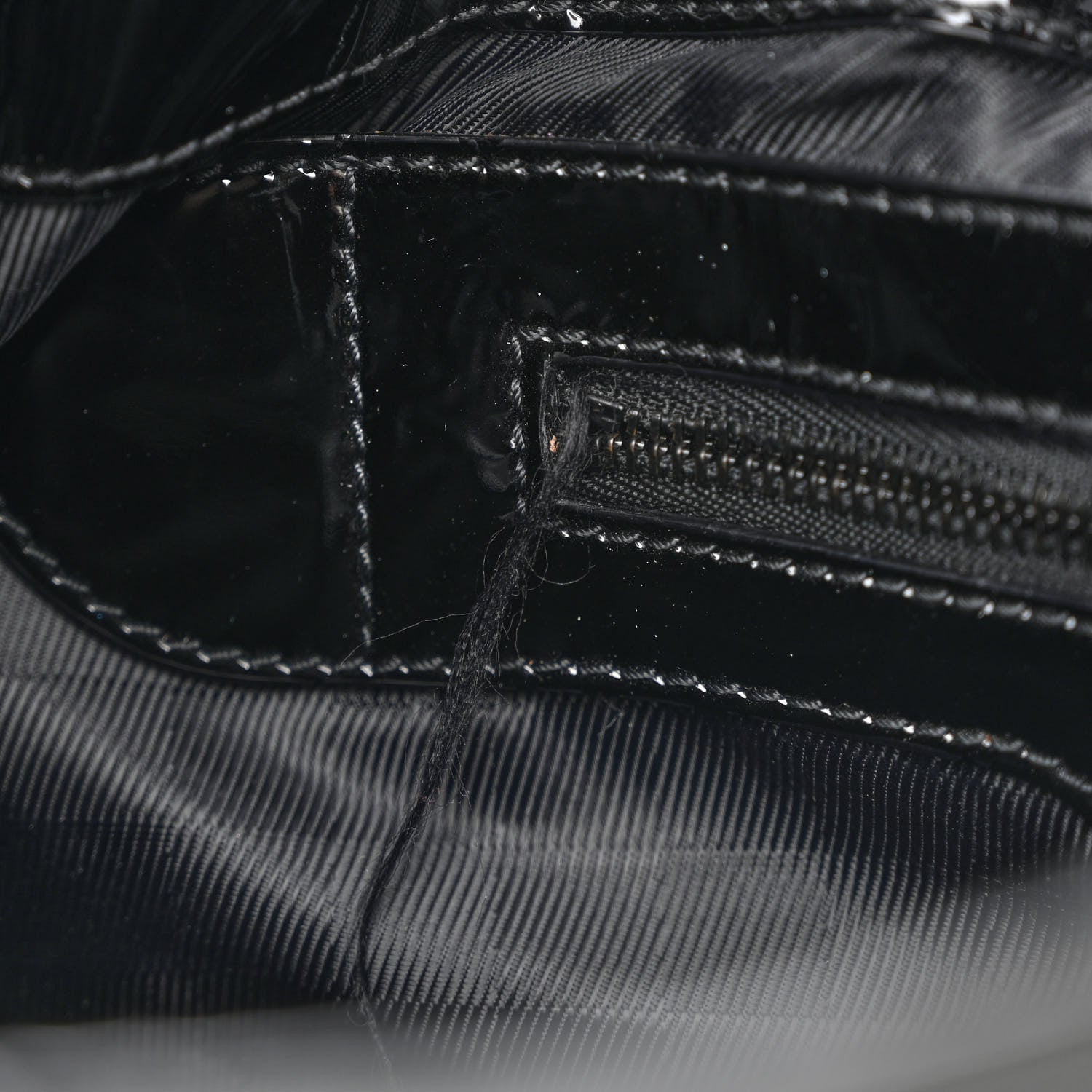 Burberry Patent Quilted Studded Brooke Hobo Black 9 of 20