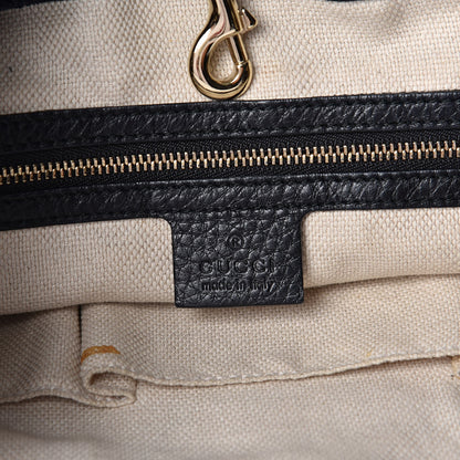 Gucci Pebbled Calfskin Medium Soho Chain Shoulder Bag Black 6 of 10