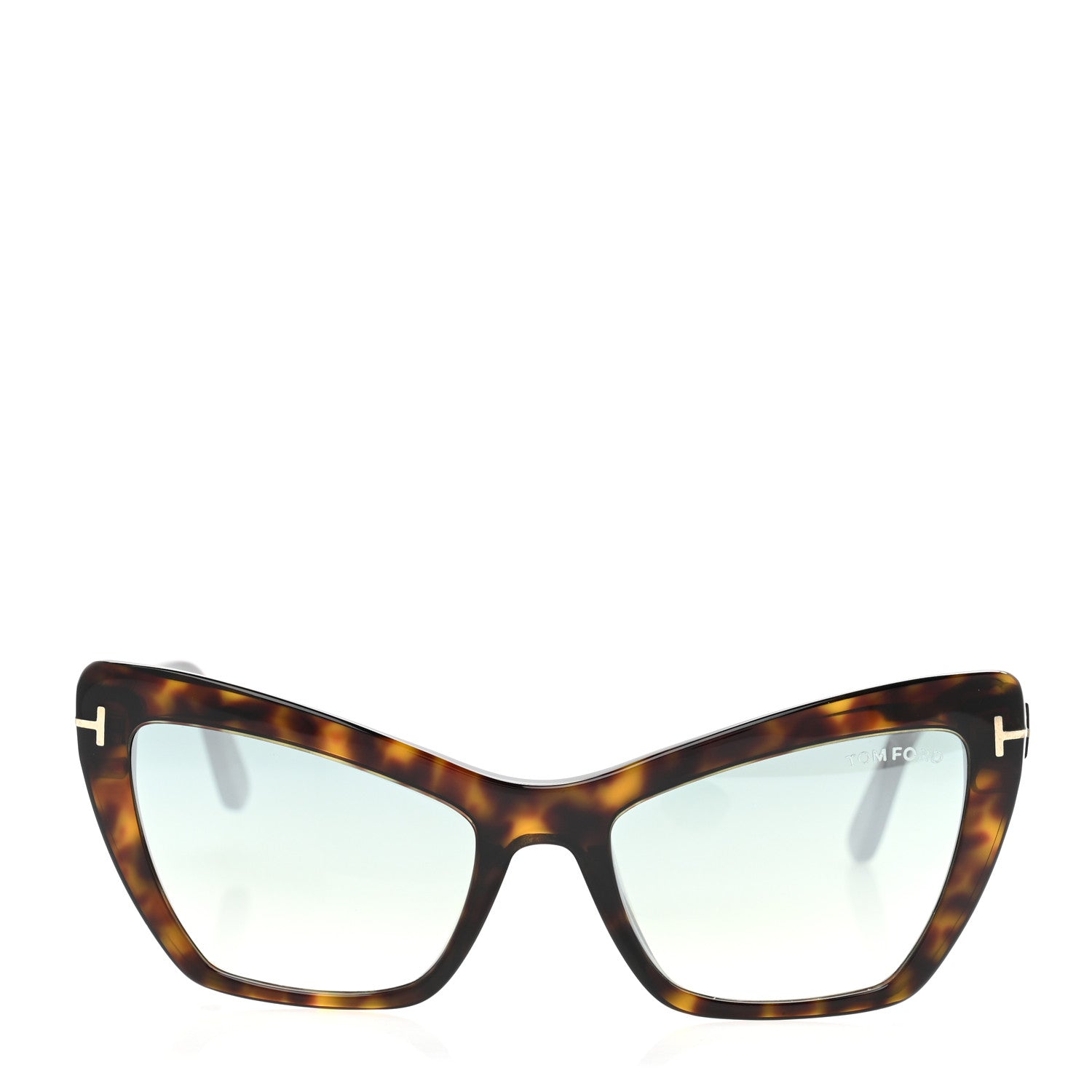 Tom Ford Valesca Cat Eye Sunglasses TF555 Tortoise 2 of 9