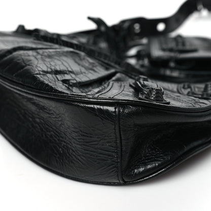 Balenciaga Agneau Arena Monochrome Le Cagole Shoulder Bag XS Black 11 of 11