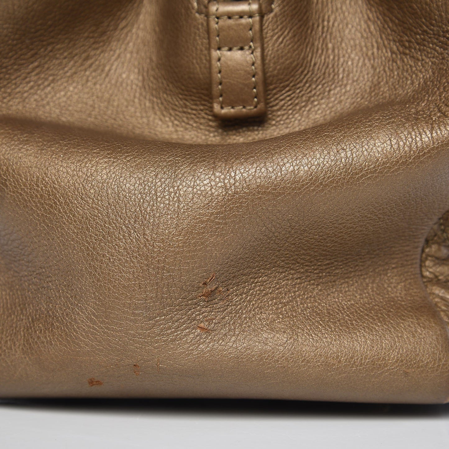 Calfskin Quilted Large CC Crown Tote Gold