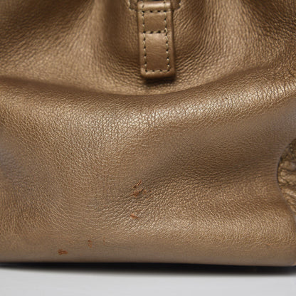 Chanel Calfskin Quilted Large CC Crown Tote Gold 15 of 17