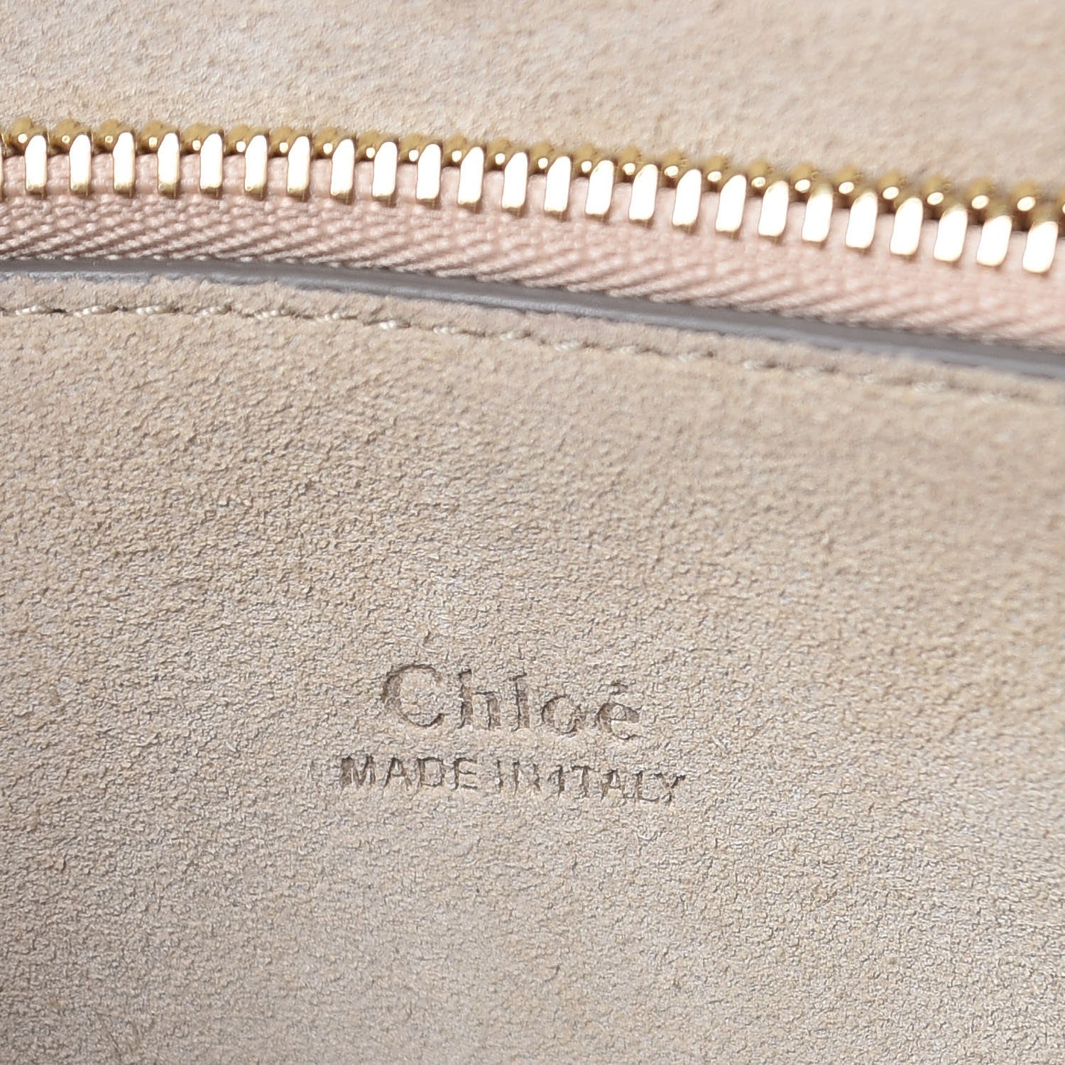 Chloe Calfskin Suede Medium Faye Shoulder Bag Plum Purple 6 of 8