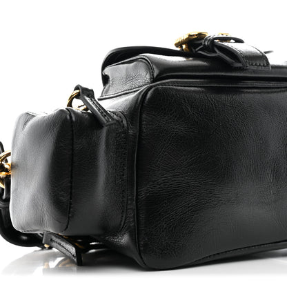 Chloe Shiny Buffalo Small Double Carry Camera Bag Black 9 of 10