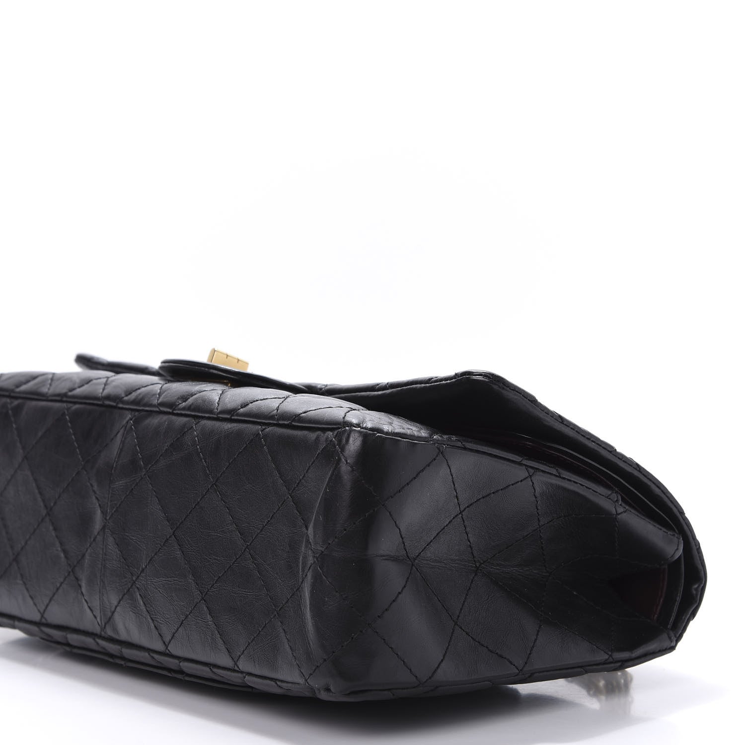 Chanel Crumpled Calfskin Quilted 2.55 Reissue 227 Flap Black 11 of 13