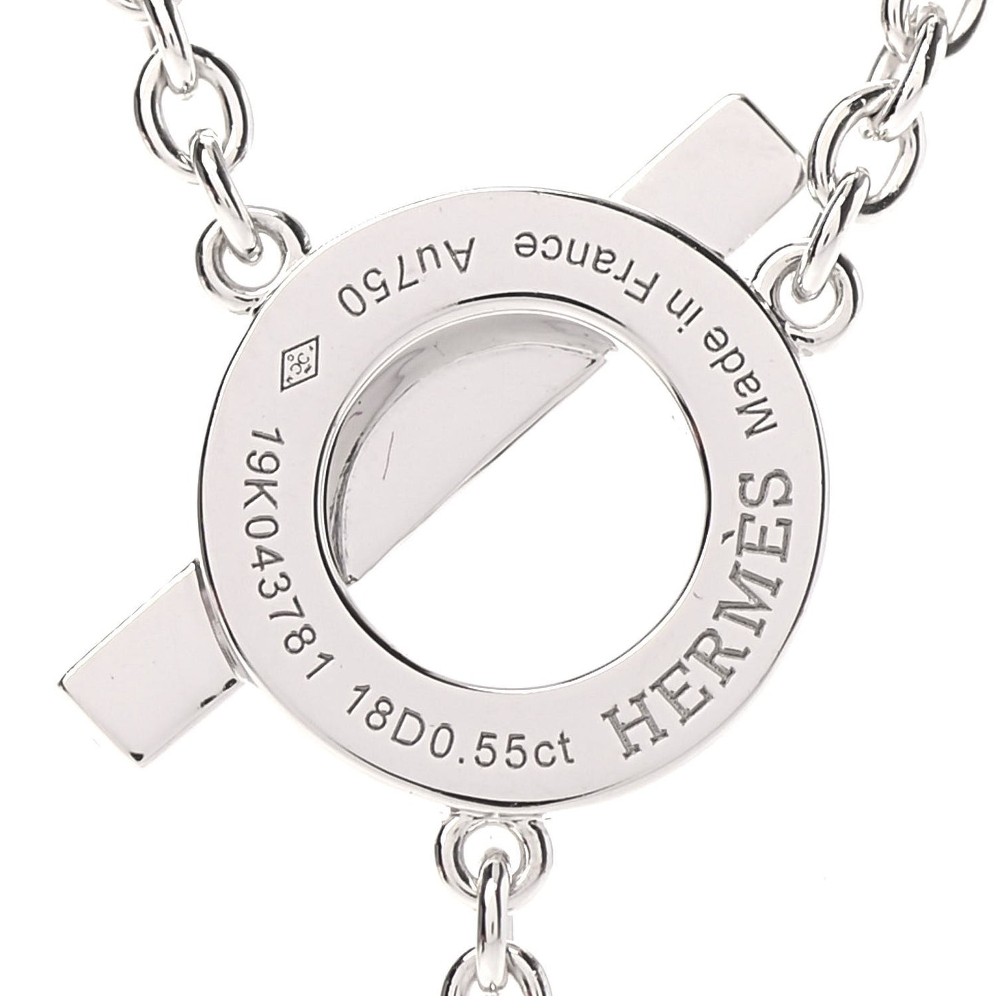 18K White Gold Diamond Finesse Lariat Necklace