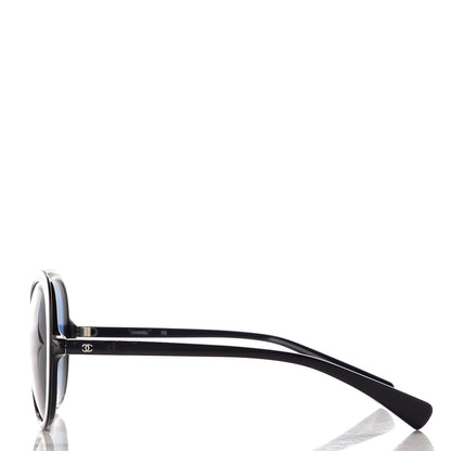 Chanel Oval Sunglasses S1616 Dark Blue 3 of 8