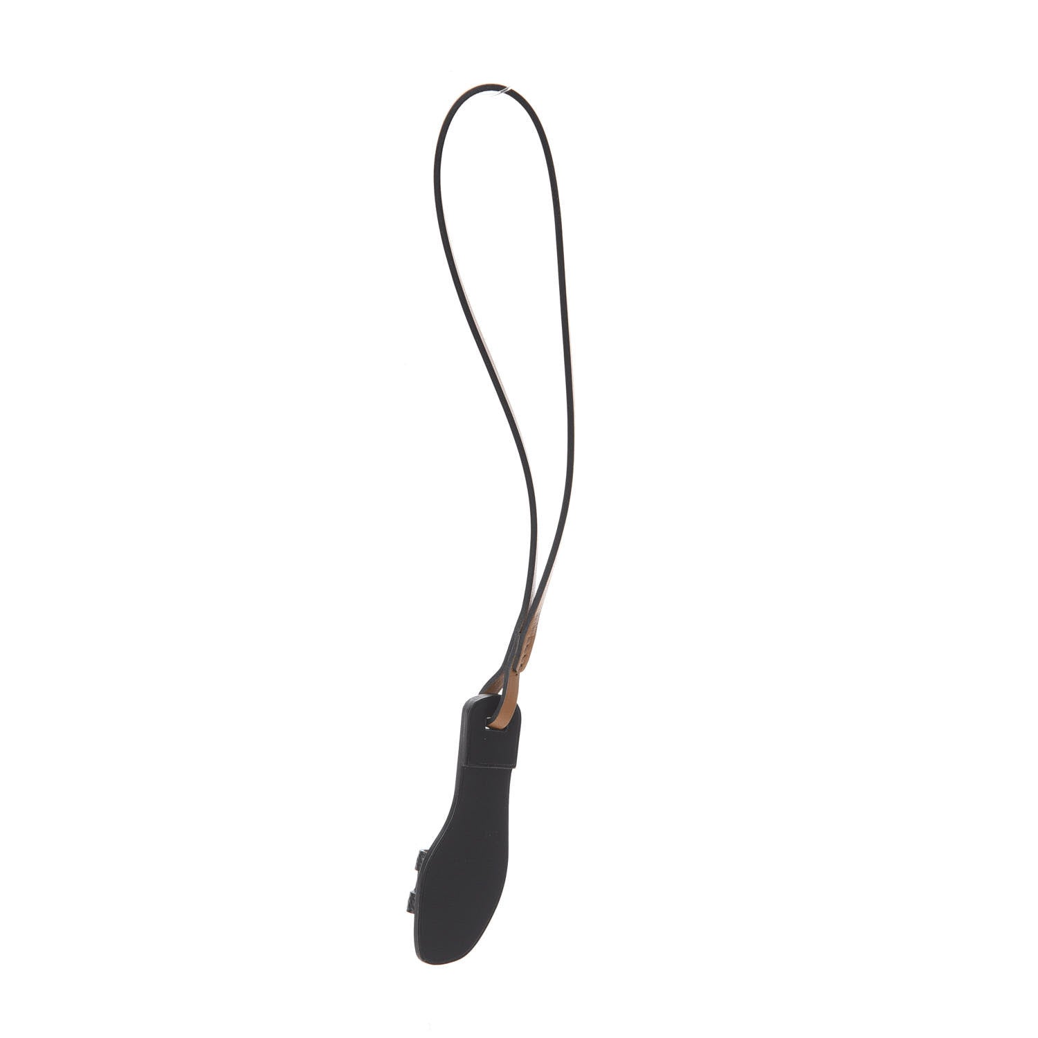 Hermes Epsom Butler Calfskin Hunter Oran Nano Bag Charm Black 3 of 4