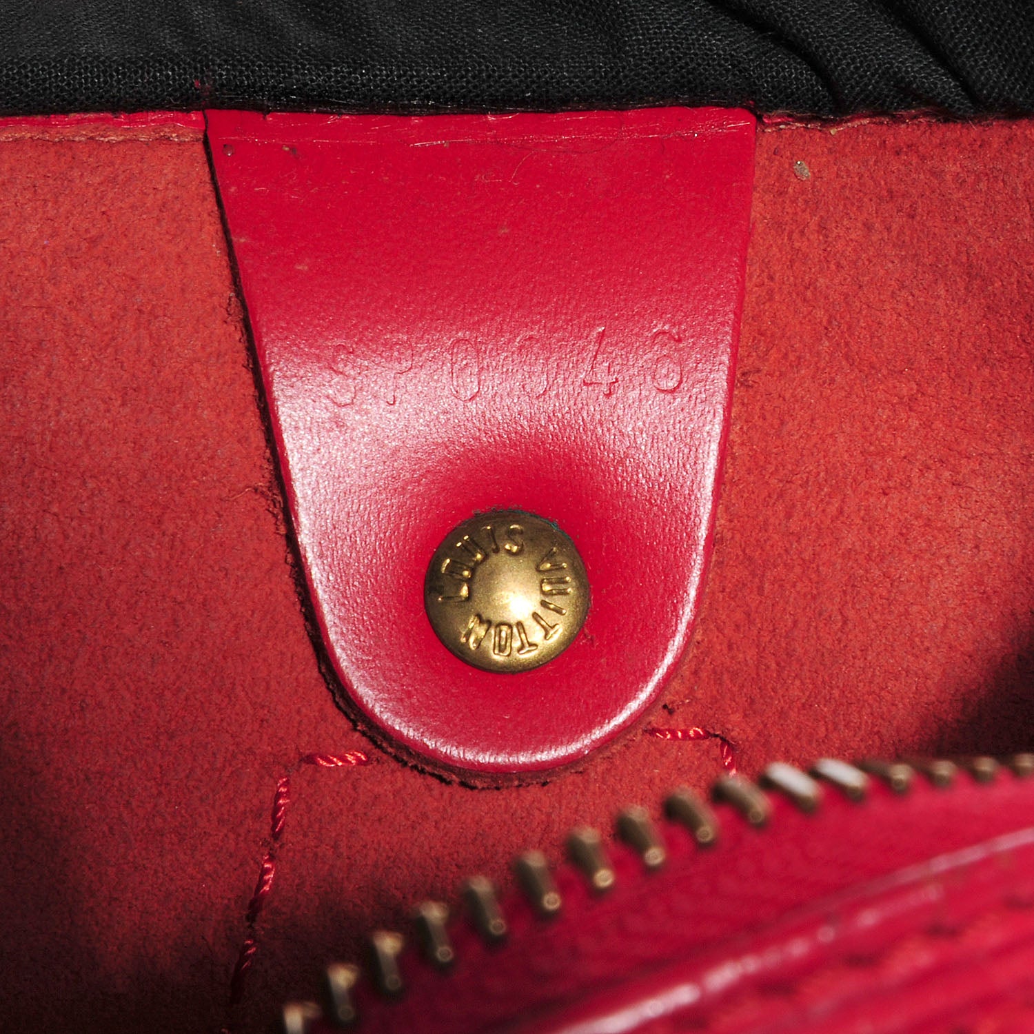 Louis Vuitton Epi Speedy 25 Rouge 6 of 7