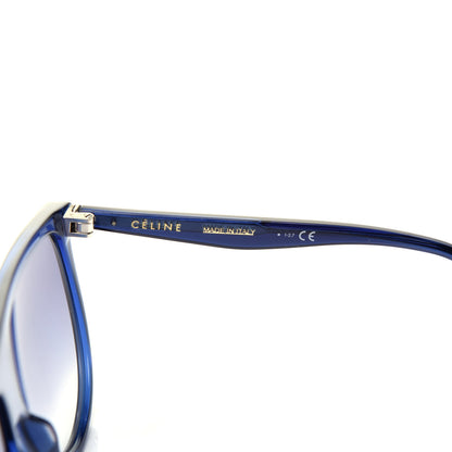 Celine Acetate Thin Shadow Sunglasses CL 40006I Blue 6 of 7
