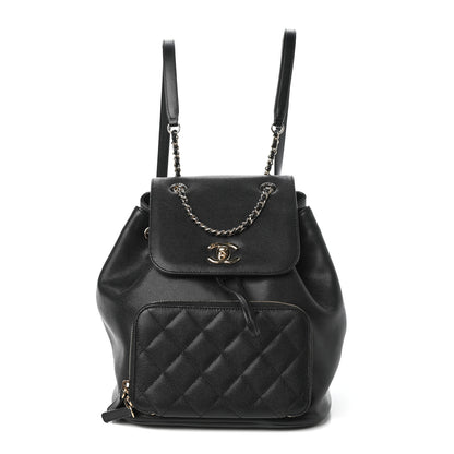 Chanel Caviar Quilted Business Affinity Backpack Black 1 of 9