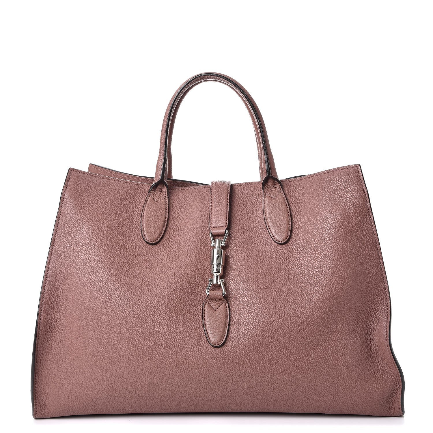 Gucci Soft Calfskin Medium Jackie Top Handle Bag Antique Rose 1 of 14
