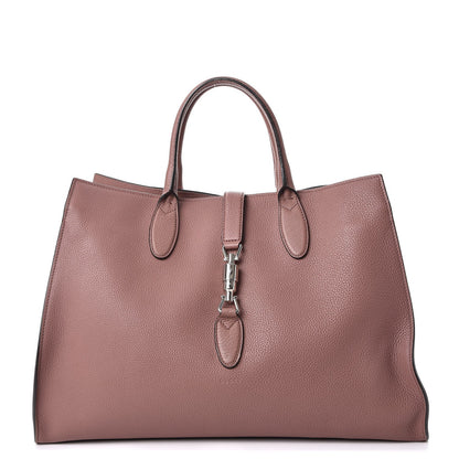 Gucci Soft Calfskin Medium Jackie Top Handle Bag Antique Rose 1 of 14