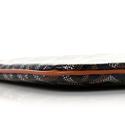 Goyard Goyardine Senat Pochette MM Black Gold 7 of 9