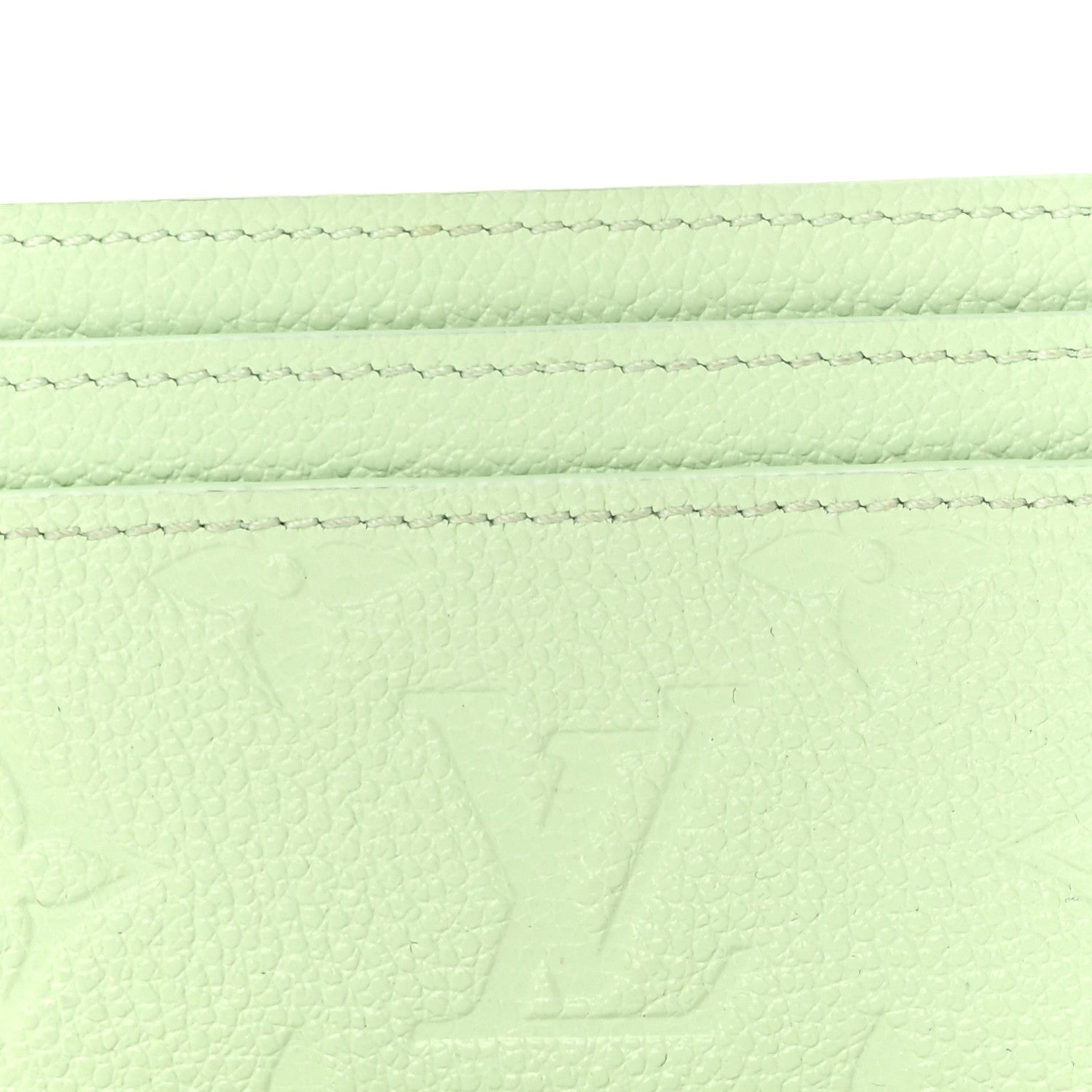 Louis Vuitton Empreinte Monogram LV Charms Card Holder Spring Green 7 of 8