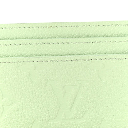 Louis Vuitton Empreinte Monogram LV Charms Card Holder Spring Green 7 of 8