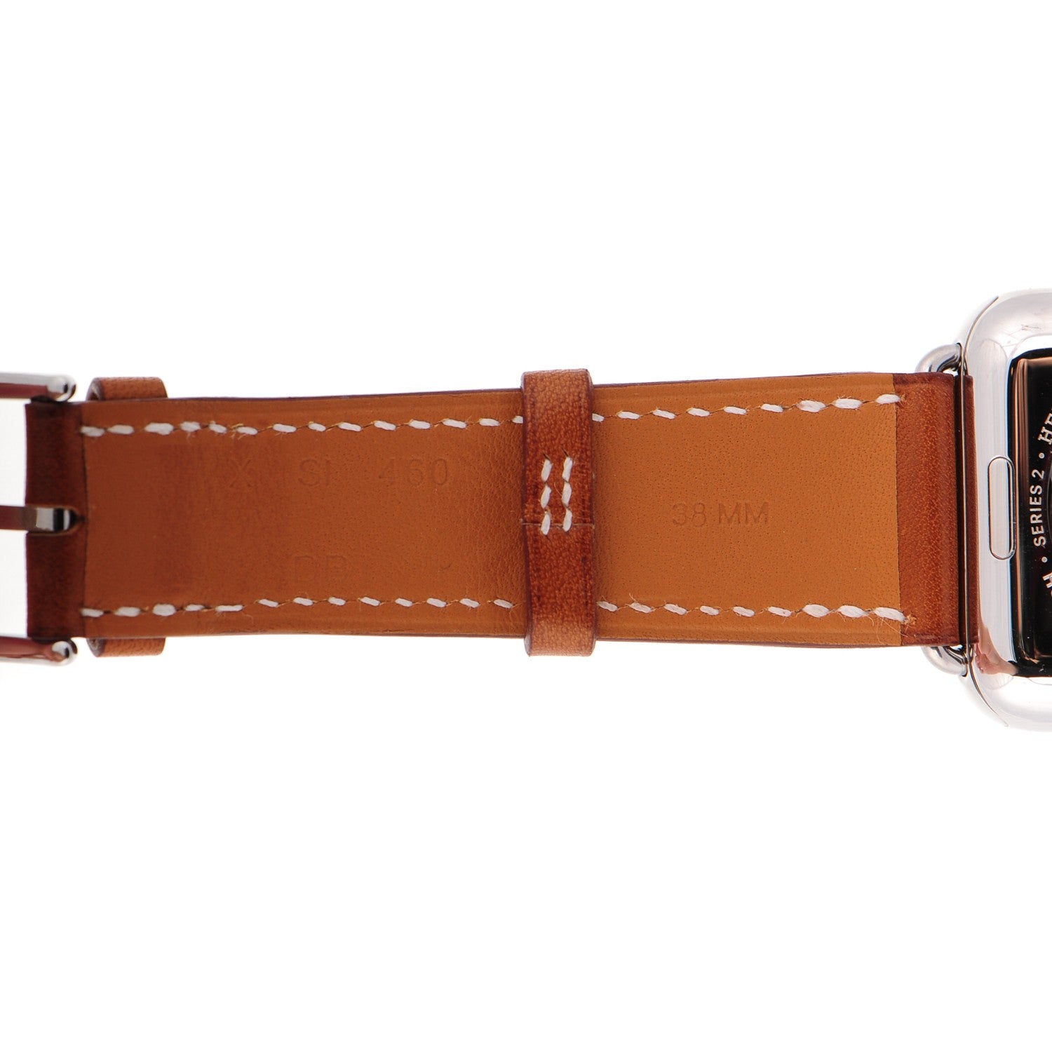 Hermes Barenia 38mm Apple Watch II Single Tour Fauve 8 of 9