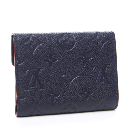 Louis Vuitton Empreinte Victorine Wallet Marine Rouge 2 of 9