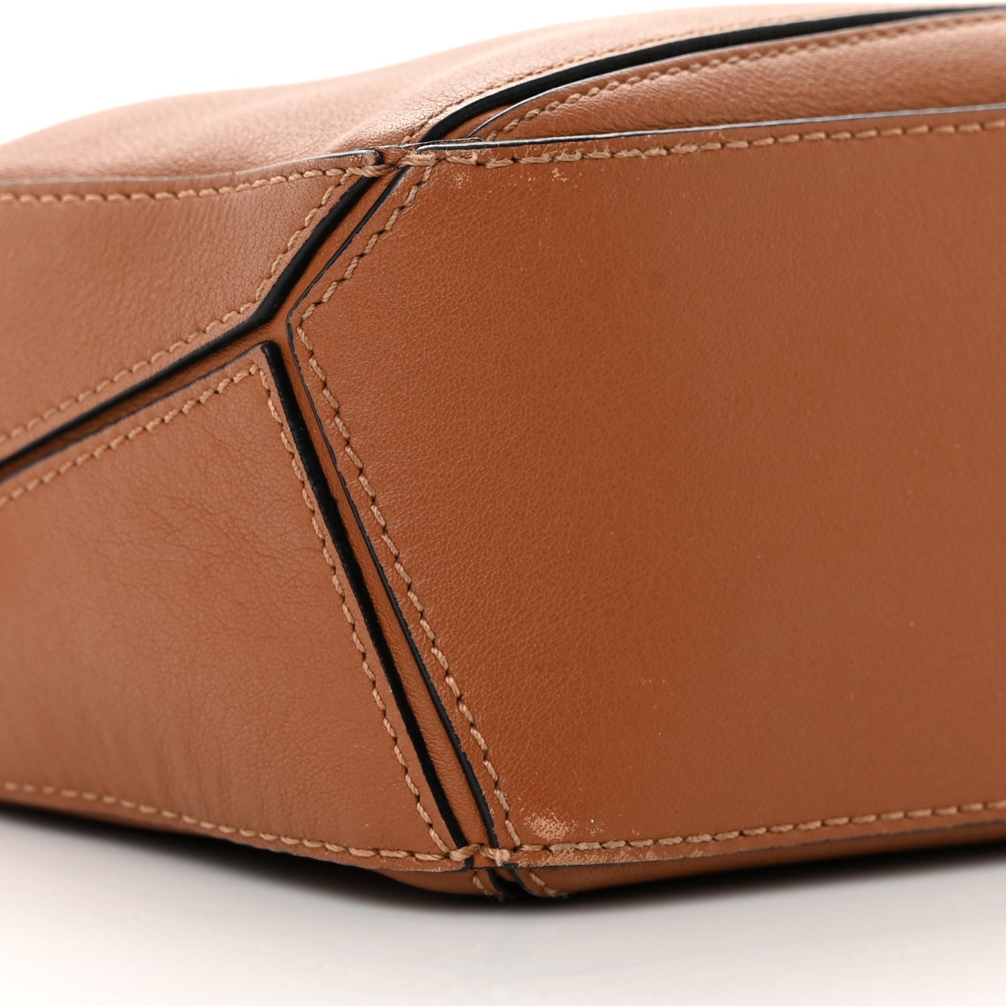 Calfskin Mini Puzzle Bag Tan