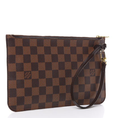 Louis Vuitton Damier Ebene Neverfull MM GM Pochette 2 of 11