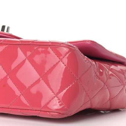 Chanel Patent Calfskin Quilted Mini Rectangular Flap Pink 9 of 11