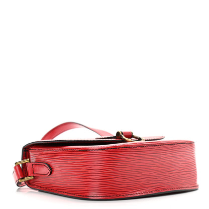 Louis Vuitton Epi Saint Cloud MM Red 3 of 11