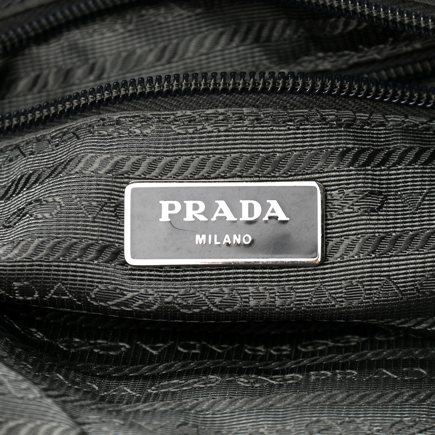 Prada Tessuto Nylon Saffiano Vela Messenger Bag Bosco 6 of 13