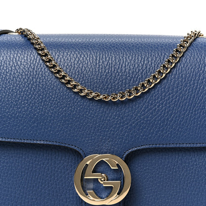 Gucci Dollar Calfskin Small Interlocking G Shoulder Bag Caspian 9 of 12