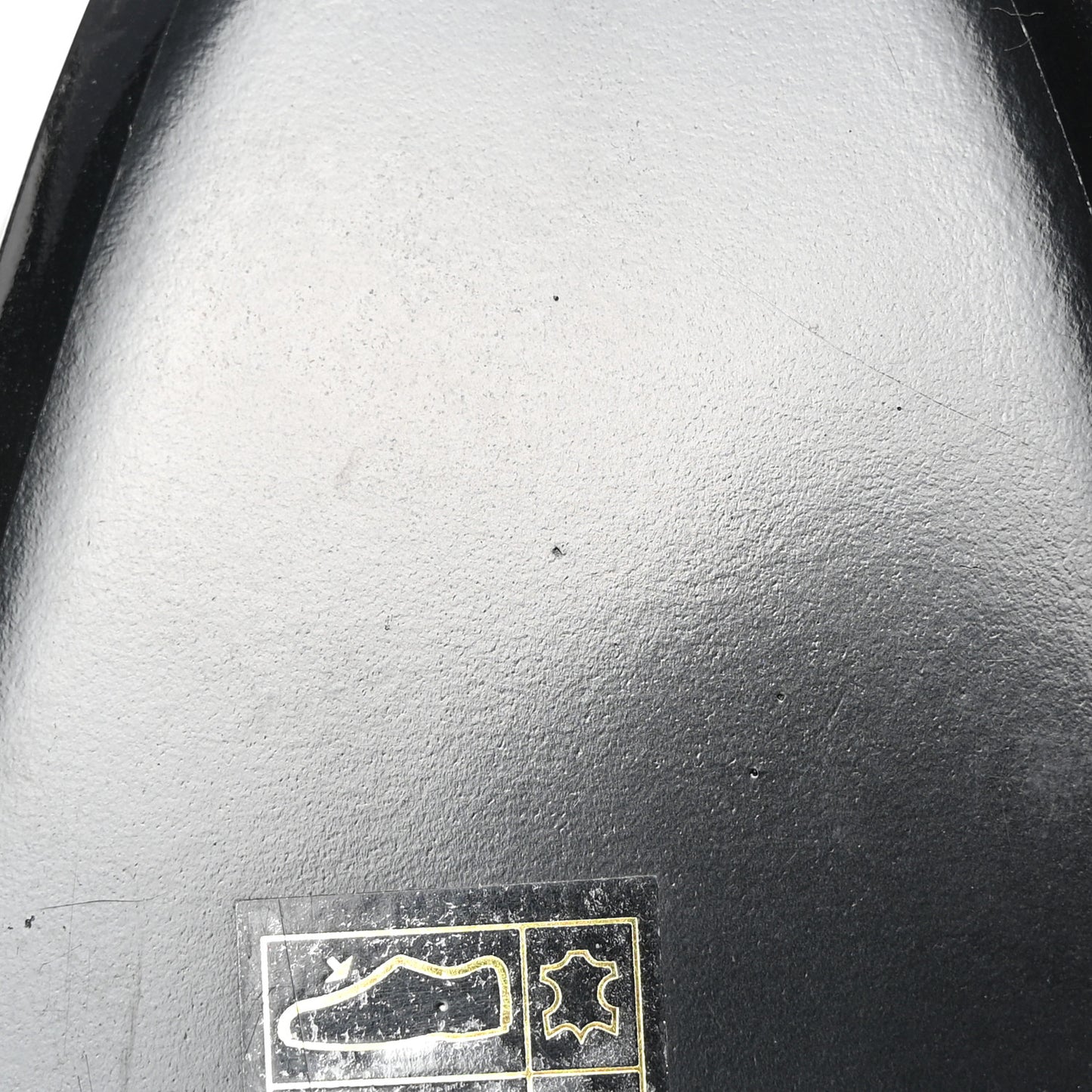 Lambskin Patent Quilted Cap Toe Mary Jane Flats 38 Black