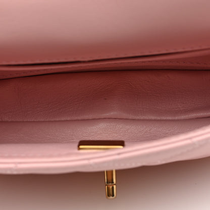 Chanel Lambskin Quilted Mini Heart Charms Flap Light Pink 5 of 9