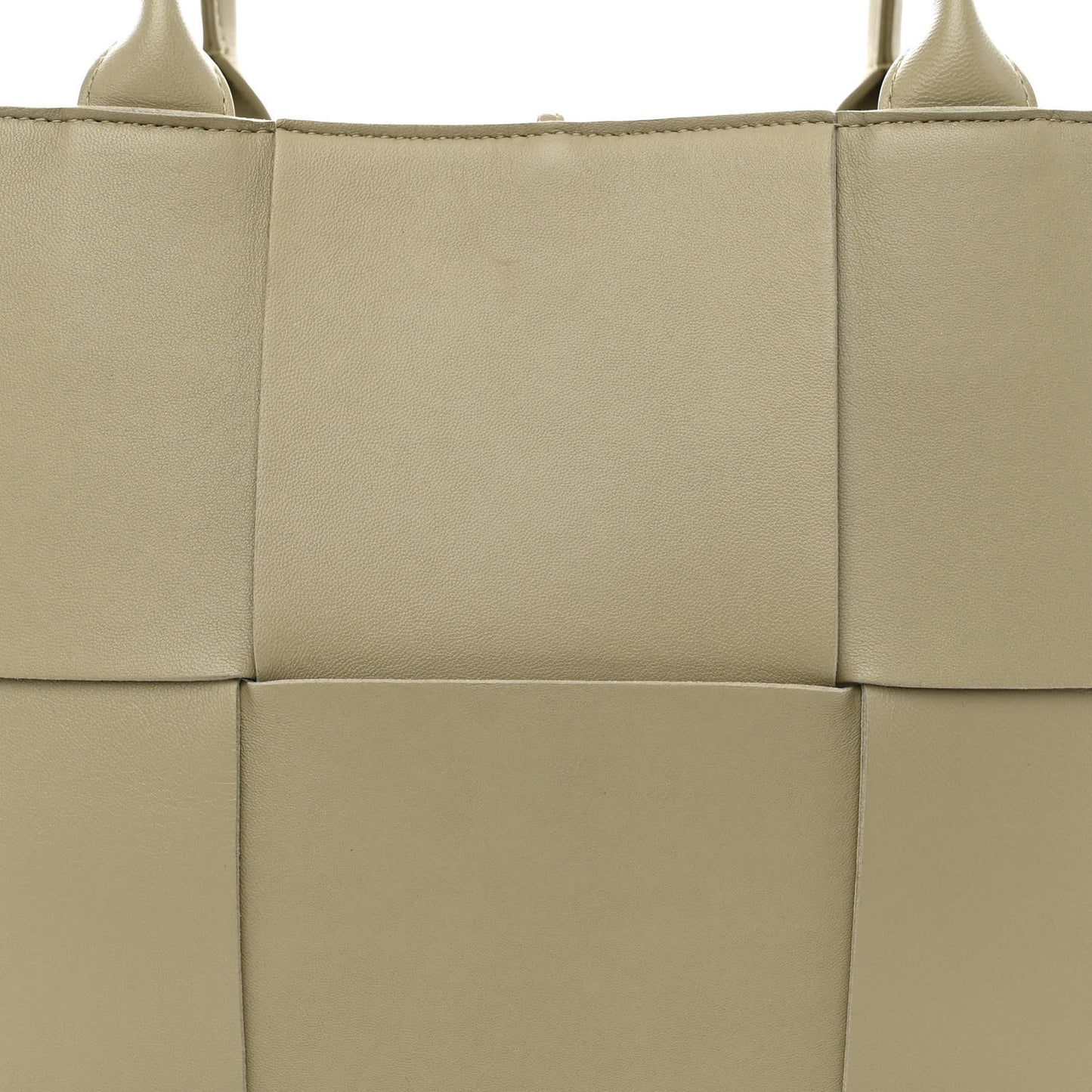 Nappa Maxi Intrecciato Medium Arco Tote Travertine