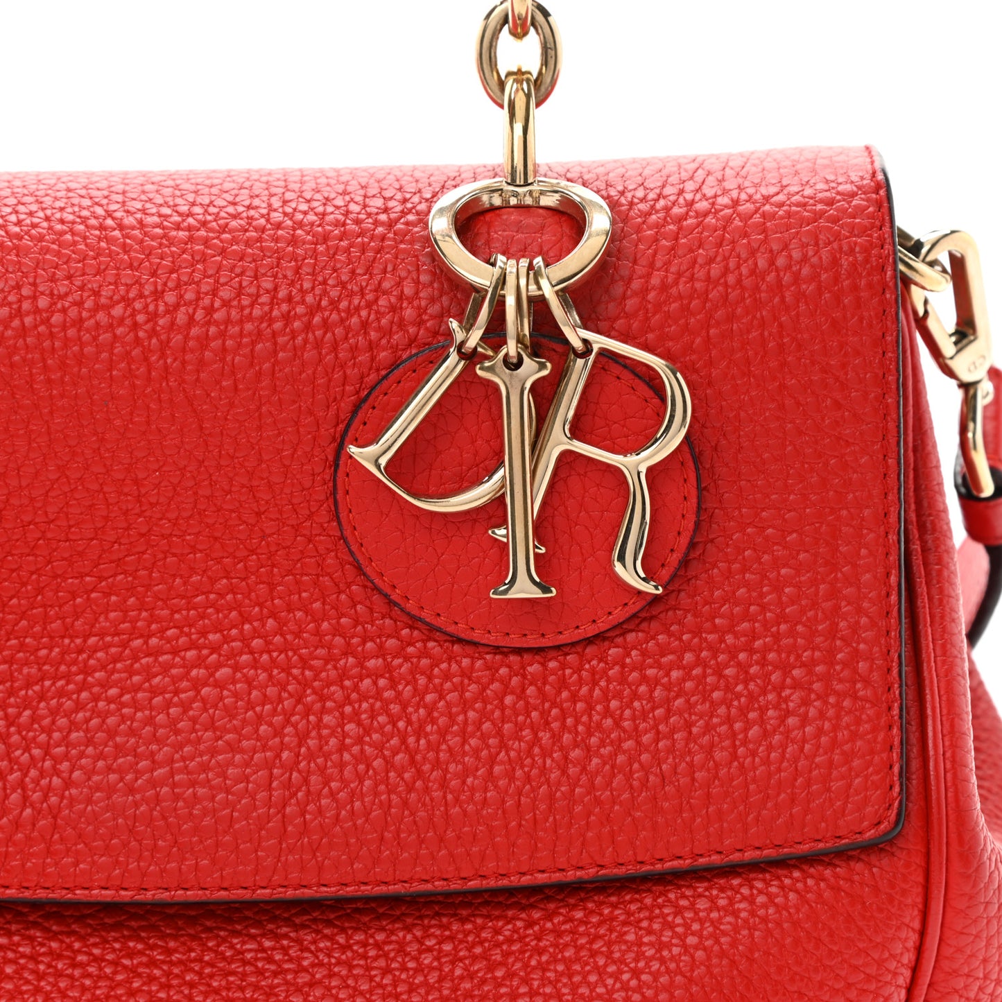 Bullcalf Small Be Dior Flap Red
