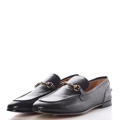 Gucci Calfskin Womens Jordaan Loafers 40.5 Black 3 of 8