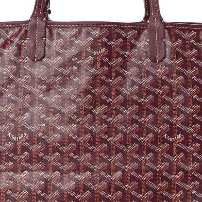 Goyard Goyardine Reversible Anjou PM Burgundy 9 of 14
