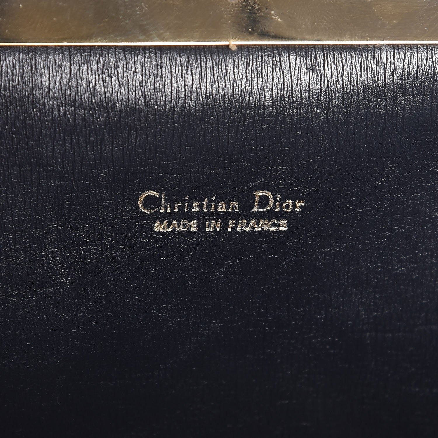 Christian Dior Monogram Small Clutch Navy Blue 6 of 7