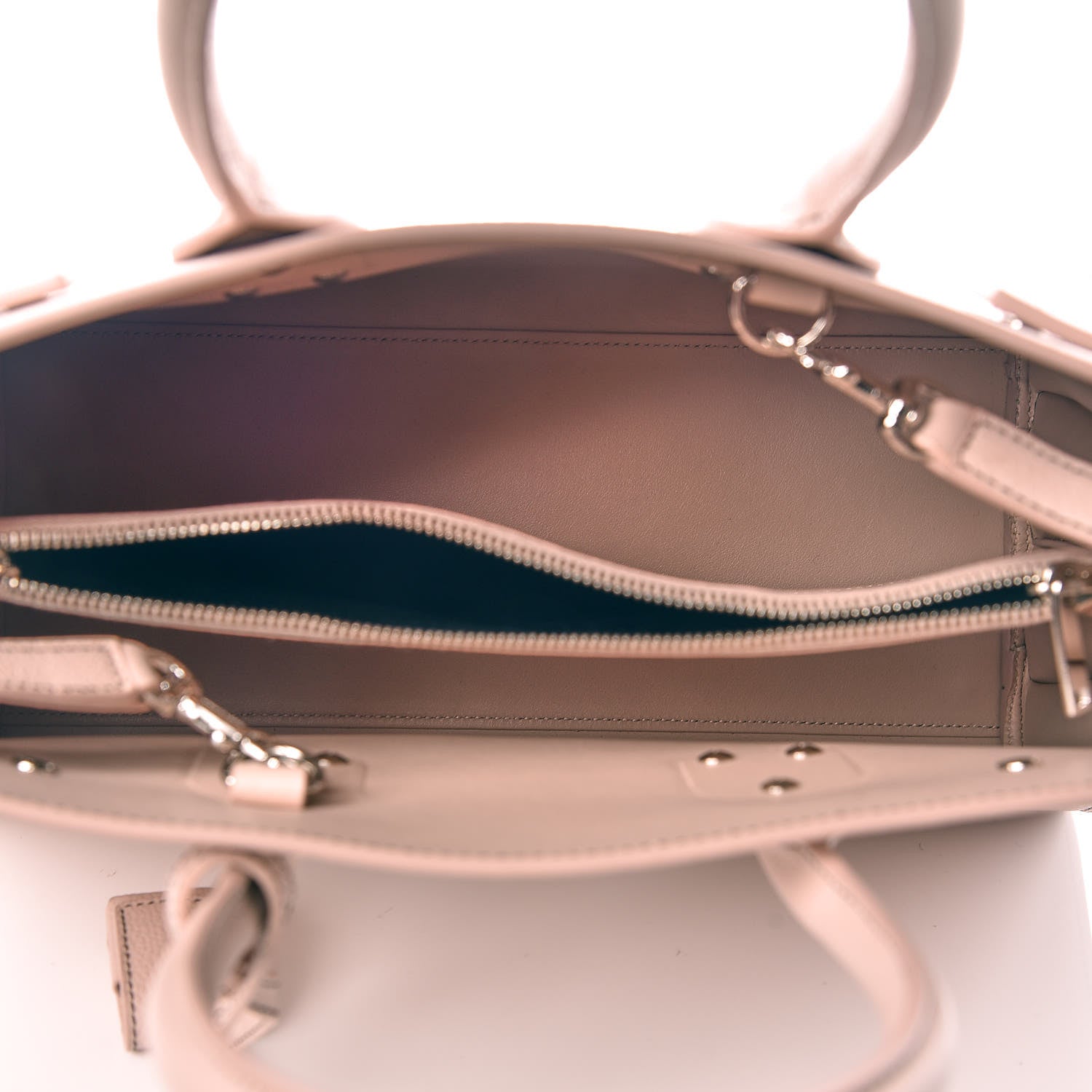 Saint Laurent Grained Calfskin Small Sac De Jour Rose 6 of 10