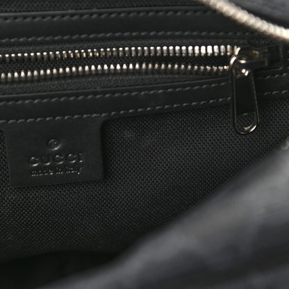 Gucci GG Supreme Monogram Selleria Calfskin Square Messenger Bag Black 11 of 14