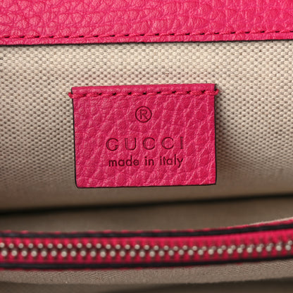 Gucci Pebbled Calfskin Embellished Guccify Small Dionysus Shoulder Bag Rosa 6 of 11