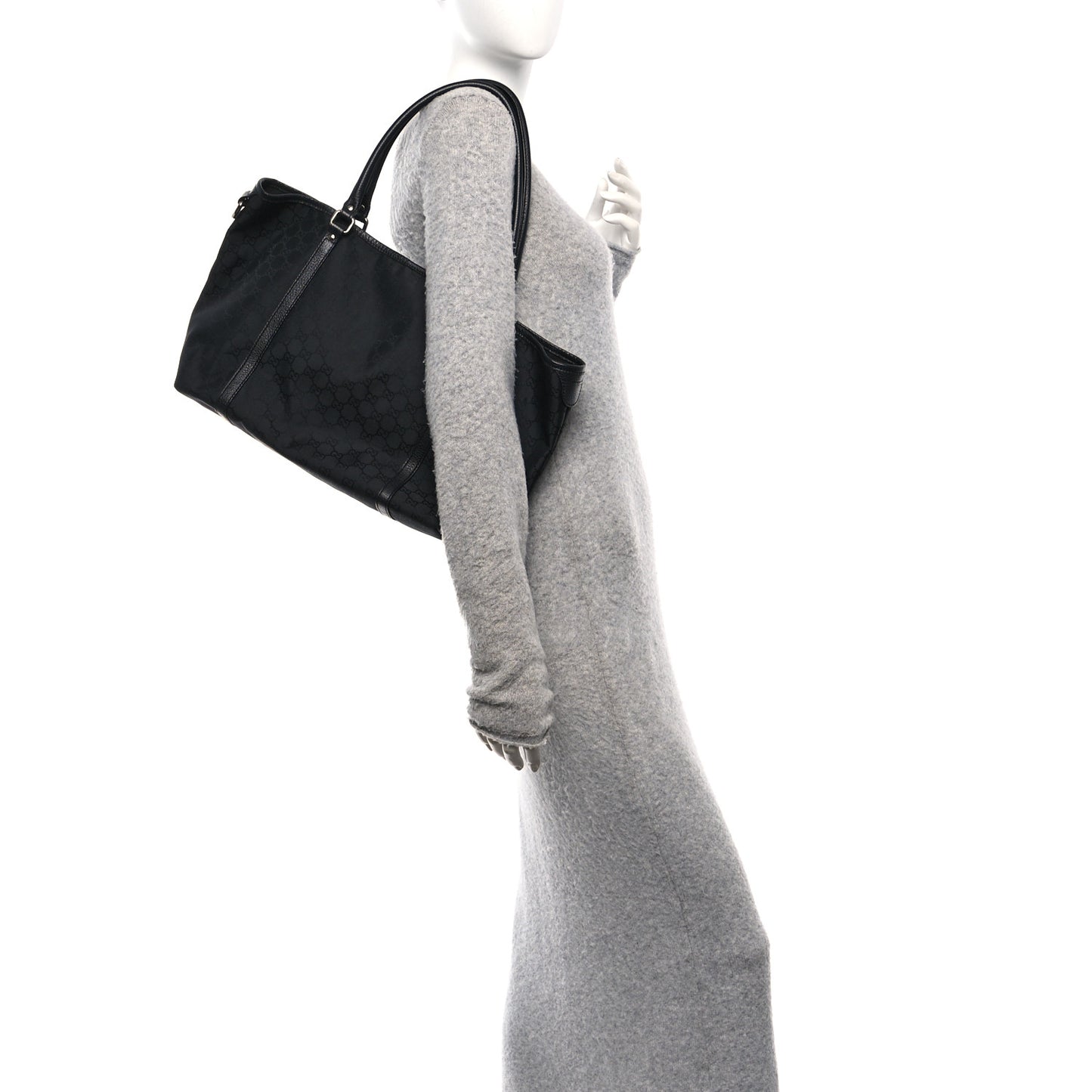 Monogram Medium Joy Tote Black