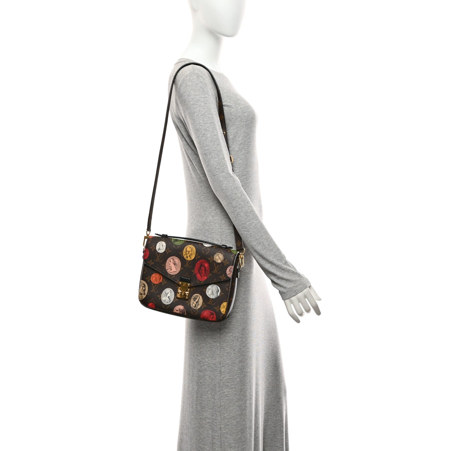 Louis Vuitton x FORNASETTI Monogram Cameo Pochette Metis 2 of 9