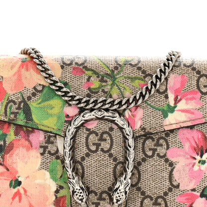 Gucci GG Supreme Monogram Blooms Dionysus Chain Clutch Wallet Beige Multicolor Dry Rose 8 of 13