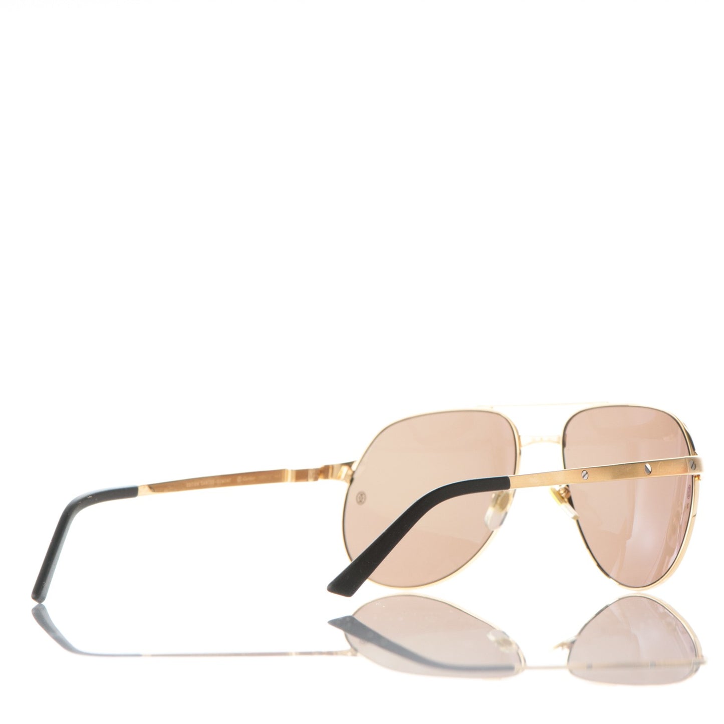 Santos Dumont Vendome Aviator Sunglasses T8200747 Gold