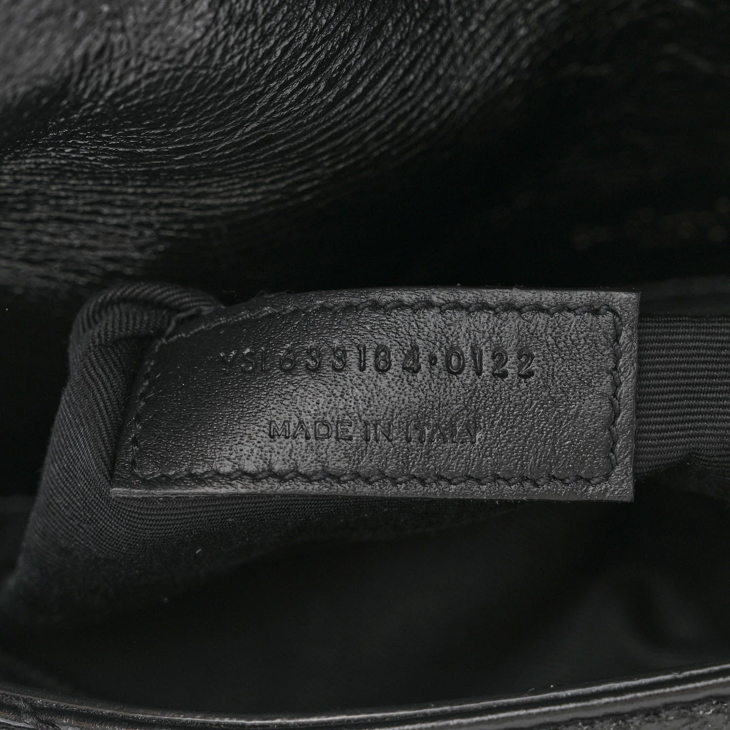 Saint Laurent Crinkled Calfskin Matelasse Monogram Medium Niki Chain Satchel Black 7 of 12