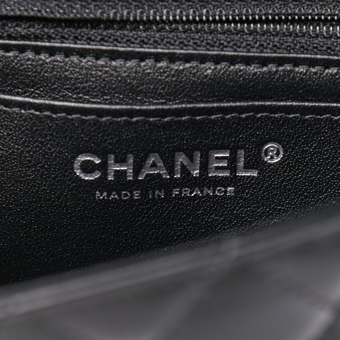 Lambskin Quilted Mini Rectangular Flap So Black
