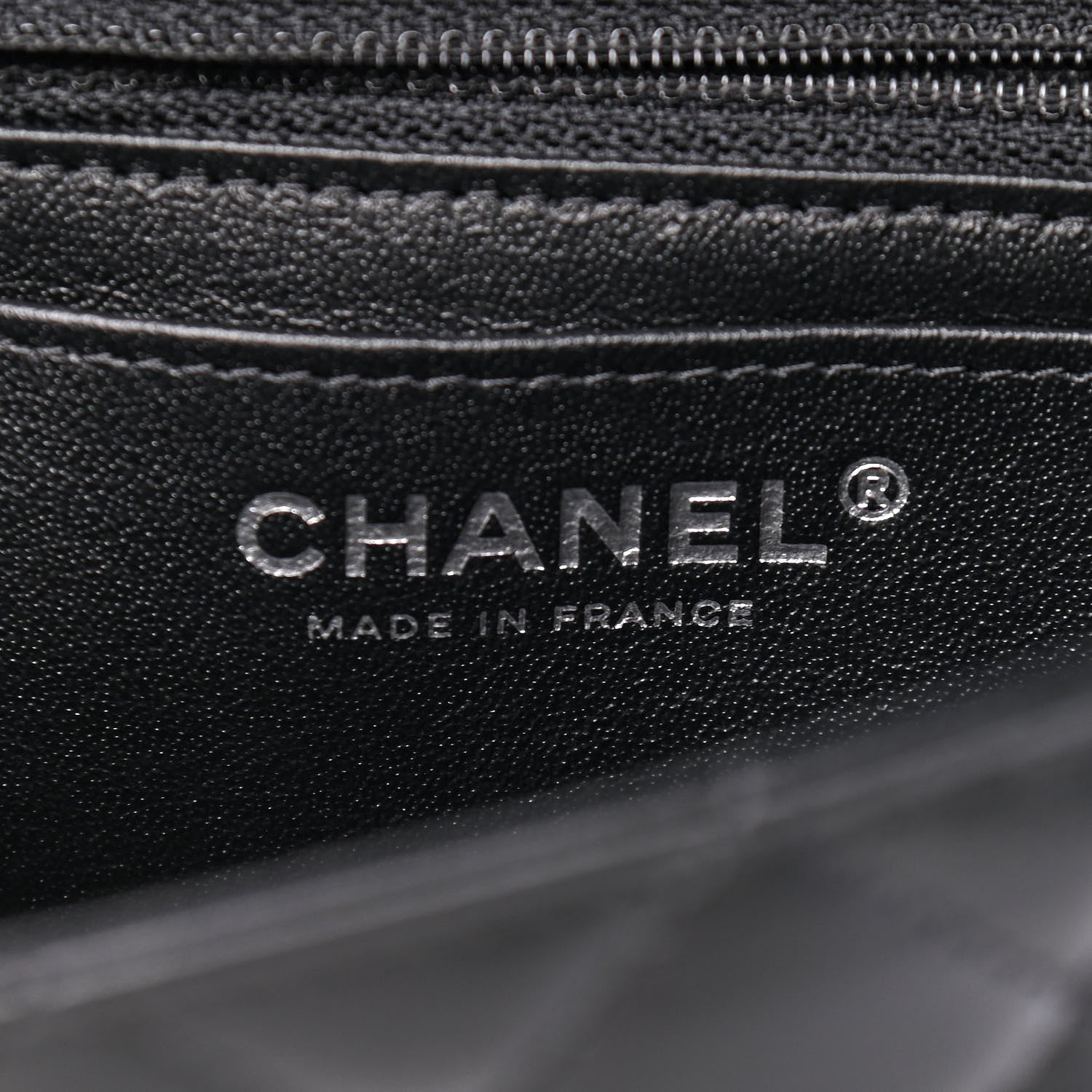 Chanel Lambskin Quilted Mini Rectangular Flap So Black 8 of 9
