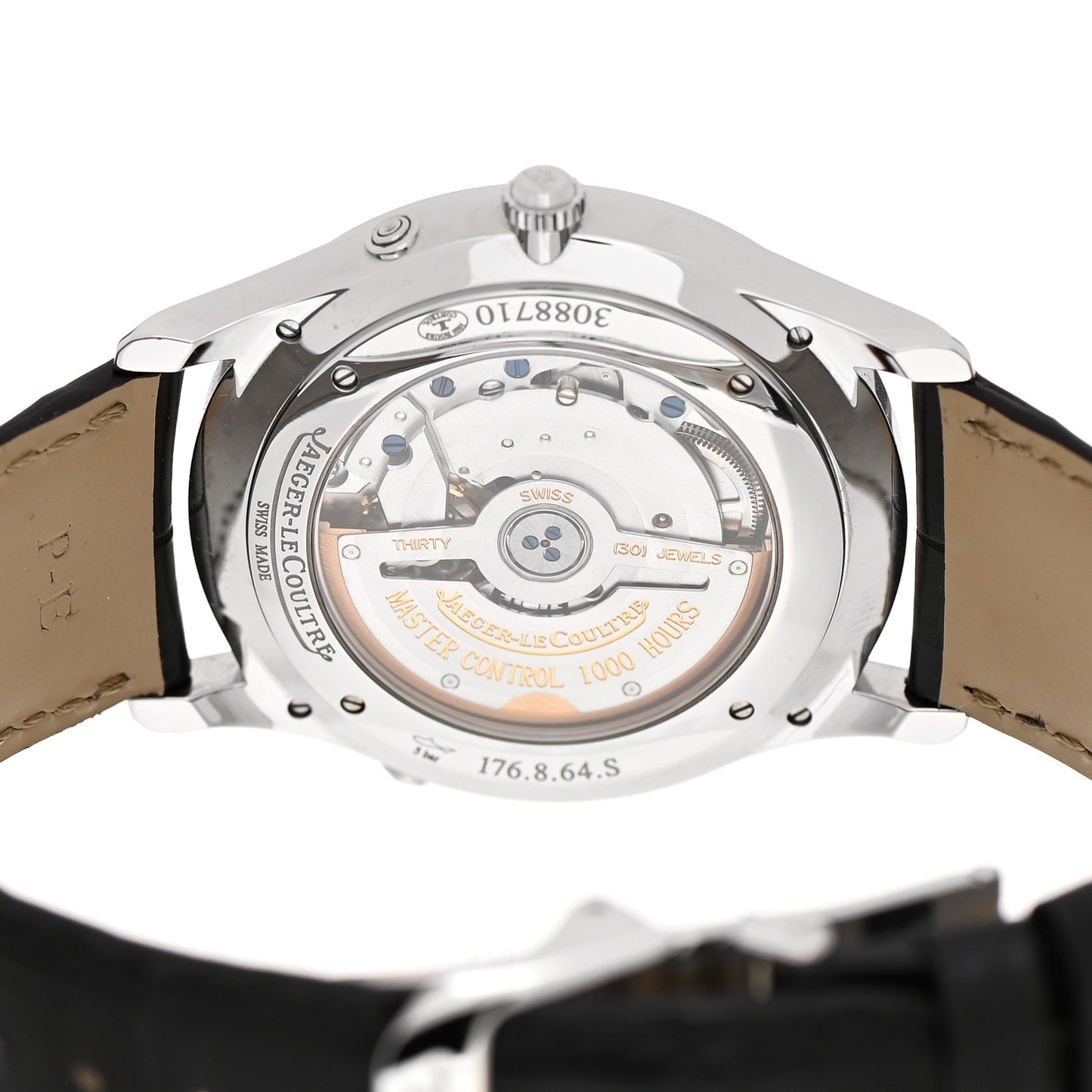 Stainless Steel Alligator 39mm Master Ultra Thin Moon Automatic Watch Q136842