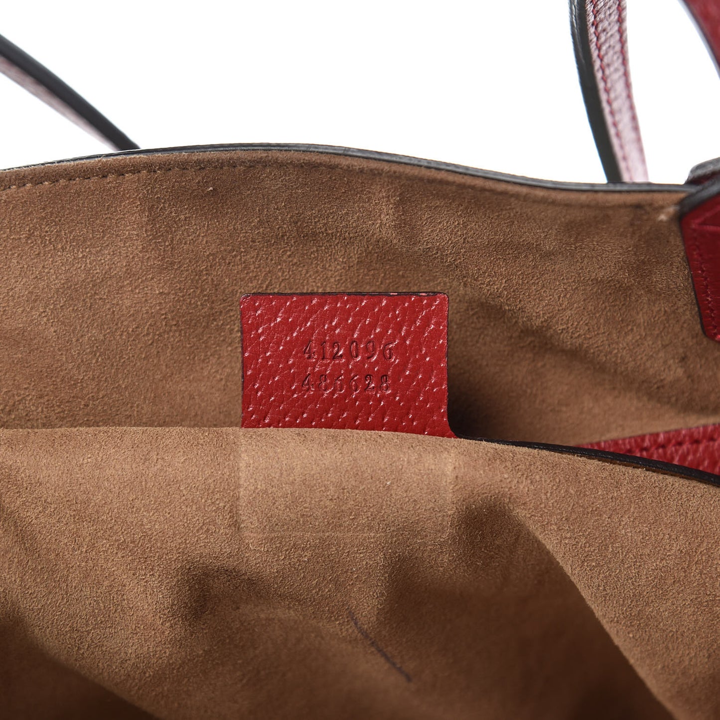 GG Supreme Monogram Tian Medium Shopping Tote Beige Multicolor Red